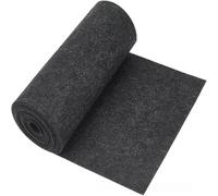 Feuilles de feutre, Rouleaux de tissu feutre non tissé 30 cm par 300 3 mm multicolore for le bricolage et l'artisanat(Dark Grey)