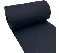 Feuilles de feutre, Rouleaux de tissu feutre non tissé 30 cm par 300 3 mm multicolore for le bricolage et l'artisanat(Black)