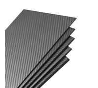 Feuilles De Fibre De Carbone 1 pièces 0.3mm épaisseur 400x500mm 400x250mm 500x500mm feuille de panneau plaque Fiber carbone avec Surface brillante à armure Plaine(400x500mm)