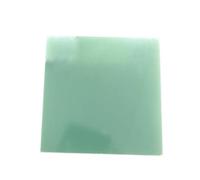 Feuilles de fibre de verre, Feuille de fibre verre en résine époxy FR4 G10 3240, plaque d'impression 3D verte, plusieurs tailles(350 * 350 * 4MM)