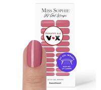 Feuilles de gel UV originales Miss Sophie Sweetheart UV I 20 bandes de vernis gel UV uni I Pour ongles des mains et des pieds