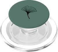 Feuilles de Ginkgo Vert Sauge Gingko Tree Minimalism PopSockets PopGrip pour MagSafe