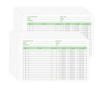 Feuilles de grand livre pour la tenue de livres, 14 x 21,6 cm, livres de grand livre pour comptes d'entreprise payables avec colonnes de solde débiteur/crédit