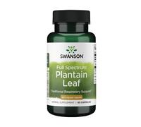 Feuilles de grand plantain Swanson, 400 mg (60 gélules)