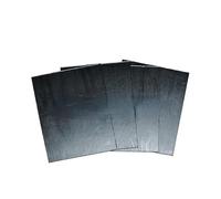 Feuilles de joint en feuille de graphite, épaisseur 0.05mm à 2mm, durables et résistantes à la chaleur, 5 pièces(0.5x200x250mm)