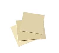 Feuilles de laiton de 2 mm d'épaisseur - Lot de 4 plaques métalliques de qualité supérieure for les projets de bricolage, l'ingénierie électrique et l'artisanat.(200mm*300mm)