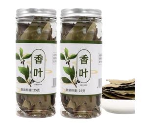 Feuilles de Laurier, 1.7oz 50g, Laurier Séché Entier, Naturel et Cueilli à la Main, Épice Turque pour Soupes Ragouts et Infusions, Vegan Sans Gluten