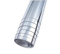 Feuilles de Miroir Flexibles, 19.7x39.4 Pouce de Papier Miroir Auto-adhésif Autocollants en Rouleau Non Verre Carreaux Miroir Auto-adhésifs