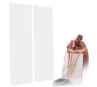 Feuilles de mise en valeur pour cheveux 2 pièces pour salon de coiffure 12, 7 x 40, 6 cm transparentes pratiques professionnelles et sûres.