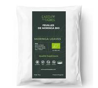 Feuilles de Moringa Bio (75g), Moringa Feuilles Séchées 100% Naturel, Pour tisane moringa infusion, poudre de moringa, feuille de moringa, Dried Moringa Tea Leaf