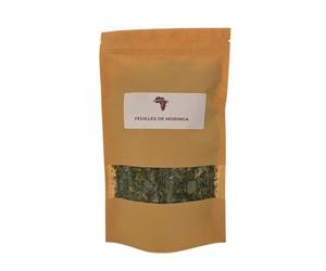 Feuilles de Moringa Hachées 50g - Moringa Oleifera Séché - Superaliment 100% Naturel pour Infusions, Cuisine, Soupes, Sauces Africaines - Vegan