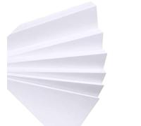 Feuilles de mousse PVC blanche de 5 mm, 5 pièces, mousse rigide légère for l'artisanat, les projets de bricolage et les expositions artistiques(0.5x40x60cm)