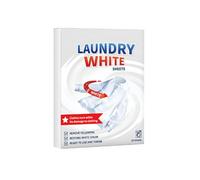 Feuilles de nettoyage puissantes pour le linge en tissu éclaircissant, nettoyage en profondeur à action rapide, pouvoir d'élimination du jaunissement, entretien doux et sûr (1 Box)