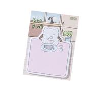 Feuilles de notes autocollantes avec motifs d'animaux pour tableau d'affichage de chambre d'enfant, feuilles de notes amovibles et recyclables