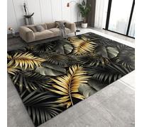 Feuilles De Palmier 3D Imprimé Tapis Salon Table À Thé Canapé Tapis Chambre Maison Étude Décor Tapis Balcon Couloir Tapis 160 X 230 Cm - Polyester Doux Au Toucher Facile À Nettoyer -40501134735201