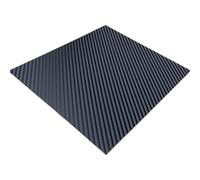 Feuilles de panneaux en fibre de carbone, Carbon Fiber Sheet Multiple Sizes for DIY Model Making Industrial Reinforcement(300X200X2.0MM)