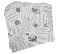 Feuilles de Papier Alimentaire 100 Pièces Anti-graisse Blanc