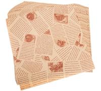 Feuilles de Papier Alimentaire Anti-graisse 100 Pièces, Papier