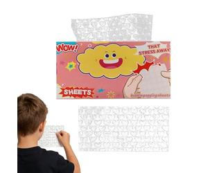 Feuilles De Papier Bulle Fidget - 25 Feuilles De Jouet Amusant pour Soulager Le Stress | Papier Bubble Poppers | Anti-Stress Sensoriel pour , Garçons, Filles, Adultes, Maison, Bureau, École, Sa