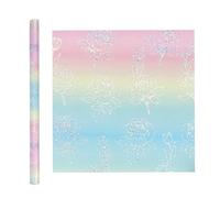 Feuilles de papier cadeau | Emballage dégradé irisé pour la Saint-Valentin, les vacances, les fêtes d'anniversaire, les réunions de famille, les fêtes saisonnières, les mariages