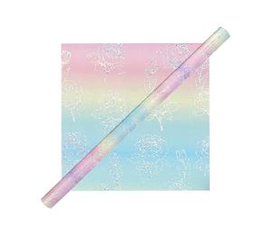 Feuilles de papier cadeau pour la Saint-Valentin, dégradé irisé saisonnier, papier cadeau de vacances, pour fête d'anniversaire, réunion de, célébrations saisonnières, mariage