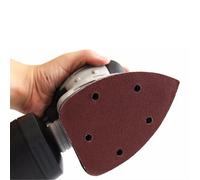 Feuilles de papier de ponçage multifonctions Triangle, 5 trous 140mm, 40 pièces/lot, tampons abrasifs souris de haute qualité