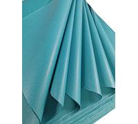 Feuilles de papier de soie bleu turquoise pour emballage de 240 grandes feuilles, papier d'art sans acide, parfaites pour l'emballage cadeau, le stockage, l'emballage, les loisirs créatifs,