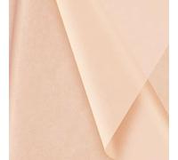 Feuilles de papier de soie coloré vintage 76,2 x 50,8 cm - Couleur au choix / taille du paquet - Papier cadeau (Pêche pâle)