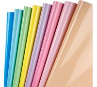 Feuilles De Papier D'emballage Cadeau - Papier D'emballage Coloré De Couleur Unie Parfait Pour Pâques, Fête, Vacances, Mariage, Anniversaire, Fête Des Mères - 8 Feuilles Pliées - 50 X 70 Cm
