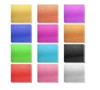 Feuilles De Papier Feuille D'or 12 Couleurs 240 Feuilles De Papier Imitation Or Pour Peinture Nail Art