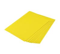 Feuilles de papier ondulé Hygloss, Feuilles de carton ondulé 25 pièces multicolores 30x20cm, décoration d'emballage artisanal DIY(Orange Yellow)