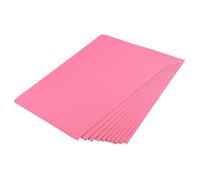 Feuilles de papier ondulé Hygloss, Feuilles de carton ondulé multicolores, 25 pièces, for bricolage, emballage artisanal, décoration(Pink)