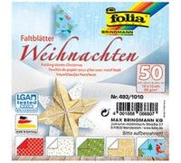 Feuilles de papier pour pliage 'Noel', 100 x 100 mm