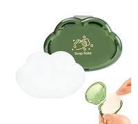 Feuilles De Papier Savon - 50 Feuilles De Savon De Voyage Portables Jetables | Voyage De Flocons En Forme De Nuage, Lavage La Main Moussant Mini Feuille De Papier De Lavage La Main Ad