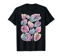Feuilles de philodendron Pastel pour Les Amateurs de Plantes, Art botanique onirique T-Shirt