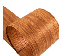 Feuilles de placage en bois de rose massif jaune naturel de 0,5 mm d'épaisseur - 2,5 x 0,2 m pour décoration d'intérieur, meubles, portes d'armoire, murs et projets de menuiserie