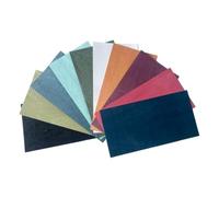 Feuilles De Placage En éRable Teinté Paquet de 10 placages d'érable teint, 10 cm x 20 cm x 0,5 mm, for touche, marqueterie et incrustations, feuilles de bois naturel de plusieurs couleurs