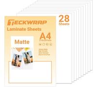 Feuilles De Plastification Transparentes Mates Pour Imprimante À Jet D'Encre, Feuilles Stratifiées Transparentes Pour Papier Autocollant En Vinyle Imprimable, Papier Photo, Étiquettes 21 X