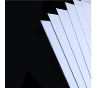 Feuilles de plastique ABS rigides réutilisables, 4/5 pièces, panneaux artisanaux thermoformables de 200x300mm(0.5mmx5pcs)