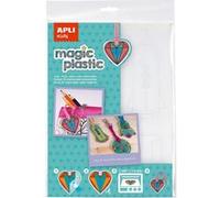 Feuilles de plastique magique transparent A4 4 feuilles Apli Kids Aqua G