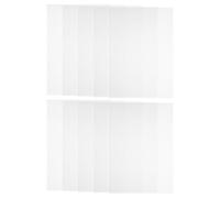 Feuilles de Plastique Rigide Transparentes 10 Pièces en Pvc | Panneaux pour Loisirs Créatifs, Faciles à Couper, Légers et Résistants, Usage Couverture et Pare-éclaboussures