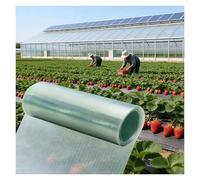 Feuilles de Polycarbonate Plaques Isolants de Serre, 0.8mm Plexiglass Plaque Transparent Protection Solaire pour Vérandas, Jardinage, Agriculture(0.8x20m)