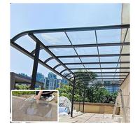 Feuilles de Polycarbonate pour Toitures, Revêtement Remplacement Pergola Abri Voiture Panneau PC Endurance pour Serres, Jardin, Abris Voiture, Facile Découper(1.2x5m/3.94x16.4ft)