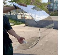 Feuilles de polycarbonate transparentes - Panneaux de toit durables pour serres, abris d'auto et housses de terrasse - 0,8 x 19 m - Panneaux de rechange légers et résistants aux UV