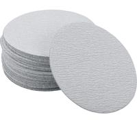 Feuilles De Pon?age š€ Crochet Et Boucle 4,92 Pouces X 4,92 Pouces Gris 50 Piššces P180 Rond Flocking Meulage Et Polissage Efficaces