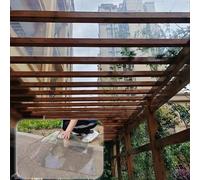 Feuilles de protection solaire 2 mm for serres, abris jardin, toits et voiture, robustes durables(Transparente,2.62x 29.5ft)
