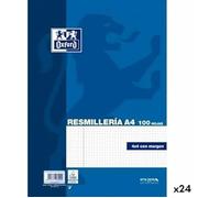 Feuilles De Rechange - Oxford - A4 - 100 Feuilles - Couleur Bleu - Multicolore