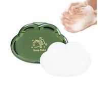 Feuilles De Savon Portables - 50pcs | Papier Nettoyant Jetable | Kit D'Hygiène Pour Lavage Des Mains En Camping École Ou Randonnée