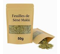 Feuilles de Séné Makki 50 g - Cassia angustifolia - Feuilles séchées pour infusion - Usage Traditionnel