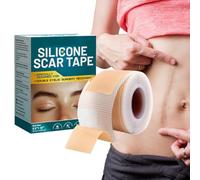 Feuilles de Silicone pour Cicatrices | Bandes Silicone Cicatrisation 2x100 cm,Bandes Réutilisables Invisibles pour Nuit Récupération Réduction Cicatrices Cou Visage Adulte Adolescent